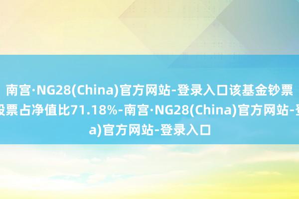 南宫·NG28(China)官方网站-登录入口该基金钞票成就：股票占净值比71.18%-南宫·NG28(China)官方网站-登录入口